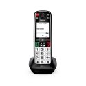 Gigaset EASY 500HX Telefon analogowy/DECT Nazwa i identyfikacja dzwoniącego Czarny, Srebrny