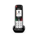 Gigaset EASY 500HX Telefon analogowy/DECT Nazwa i identyfikacja dzwoniącego Czarny, Srebrny
