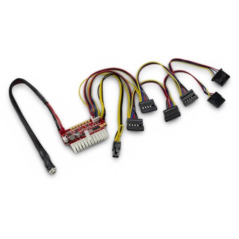 Inter-Tech 88882190 moduł zasilaczy 200 W 20+4 pin ATX Czarny