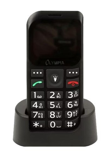 Olympia Mobiltelefon BELLA+ Großtastenn schwarz