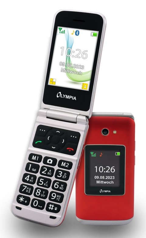 Olympia VITUS 4G 7,11 cm (2.8") 147 g Czerwony Aparat w telefonie