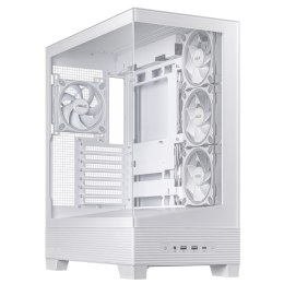 ASUS A31 Plus TG ARGB WHITE Midi Tower Biały