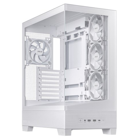 ASUS A31 Plus TG ARGB WHITE Midi Tower Biały