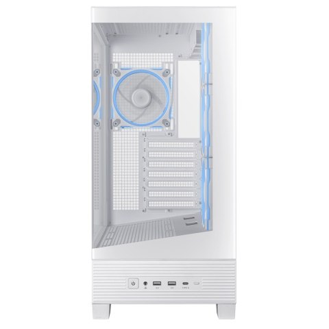 ASUS A31 Plus TG ARGB WHITE Midi Tower Biały