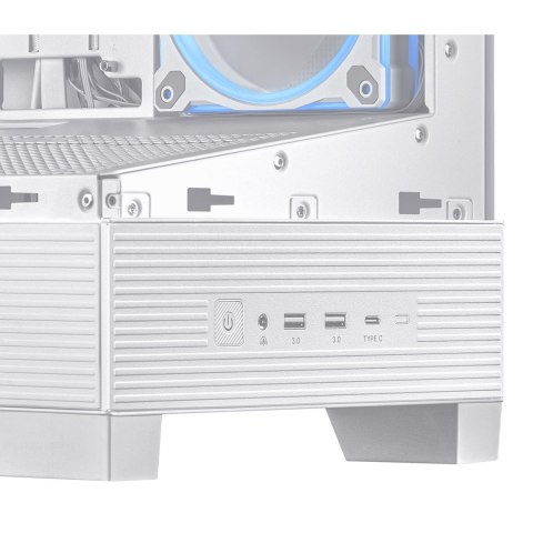 ASUS A31 Plus TG ARGB WHITE Midi Tower Biały