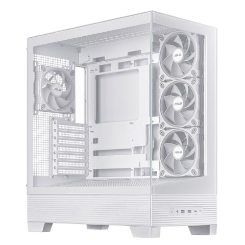 ASUS A31 Plus TG ARGB WHITE Midi Tower Biały