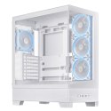 ASUS A31 Plus TG ARGB WHITE Midi Tower Biały