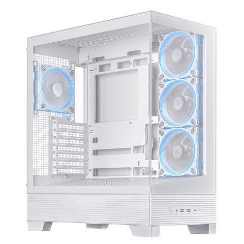 ASUS A31 Plus TG ARGB WHITE Midi Tower Biały