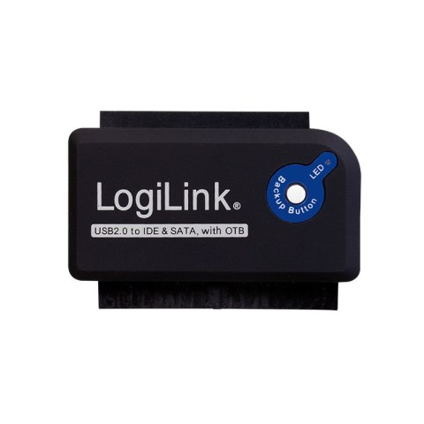 Adapter Logilink USB 2.0 na IDE i SATA 2.5" / 3.5" Czarny (AU0006C)