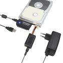 Adapter Logilink USB 2.0 na IDE i SATA 2.5" / 3.5" Czarny (AU0006C)