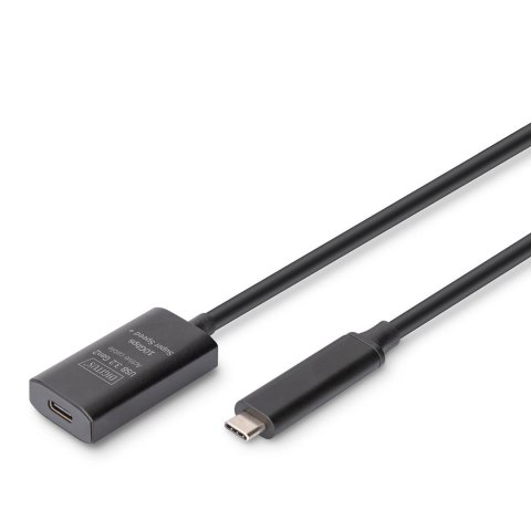 Aktywny przedłużacz USB 3.2 Gen2 10G, USB-C - USB-C, 5m