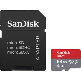 SANDISK ULTRA microSDXC 64GB 140MB/s + SD ADAPTER