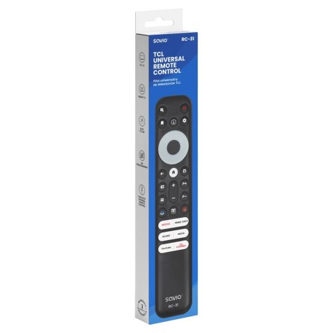 SAVIO PILOT UNIWERSALNY/ZAMIENNIK DO TV TCL RC-31
