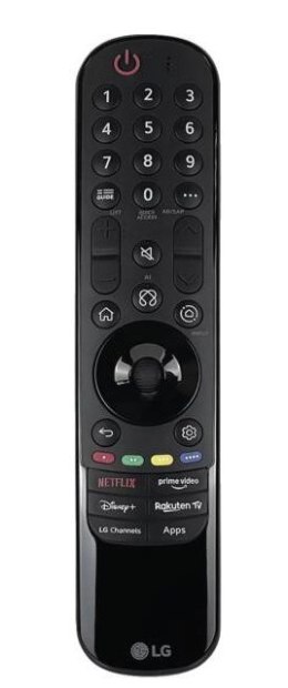 LG MR26GB pilot TV Naciśnij przyciski