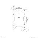 Neomounts WL85-515BL16 uchwyt do telewizorów 190,5 cm (75") Czarny
