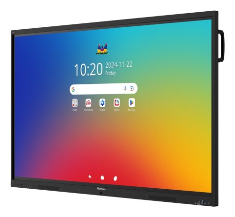 Viewsonic IFP6541 tablica interaktywna 165,1 cm (65") 3840 x 2160 px Ekran dotykowy Czarny