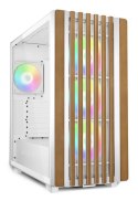 Pokrowiec Sharkoon Rebel C70G RGB ATX 1xSzkło białe