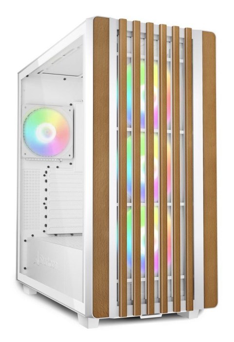 Pokrowiec Sharkoon Rebel C70G RGB ATX 1xSzkło białe