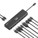 Port Designs PORT Connect Mobilna stacja dokująca 1 X 4K USB-C 9 urządzeń 100 W