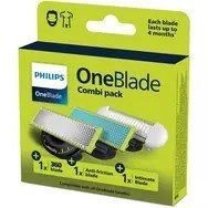Philips Norelco OneBlade OneBlade QP936/50 Ostrza: 1 × 360, 1 × Anti-Friction, 1 × SkinProtect