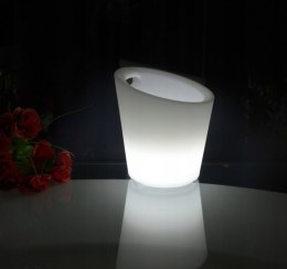 TECHLY Wiaderko do lodu z podświetlaniem LED RGB i pilotem I-LED ICEBUCKET