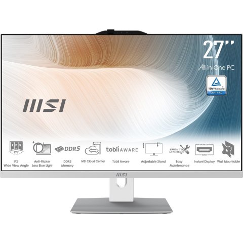 MSI Modern AM272P 1M-1428AT Intel Core 5 120U 68,6 cm (27") 1920 x 1080 px All-in-One PC 16 GB DDR5-SDRAM 512 GB SSD Windows 11 
