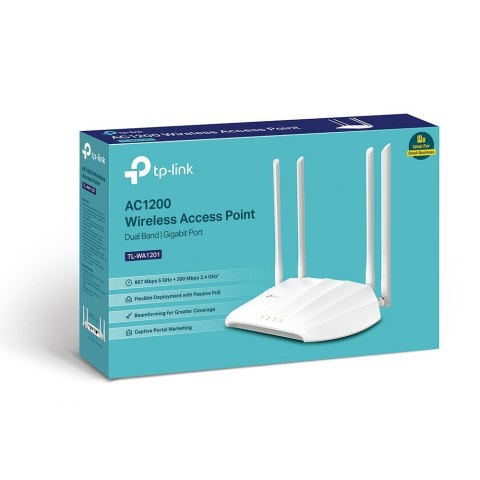 Access point TP-Link TL-WA1201 WLAN 867Mbit/s PoE Biały