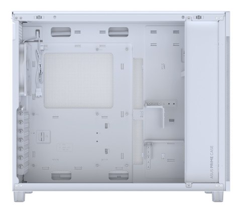 ASUS PRIME AP303 TG White Midi Tower Biały