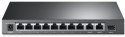 TP-Link TL-SL1311MP przełącznik sieciowy Nie zarządzany Fast Ethernet (10/100) Obsługa PoE Czarny