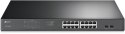 TP-Link TL-SG1218MPE Zarządzany L2 Gigabit Ethernet (10/100/1000) Obsługa PoE 1U Czarny