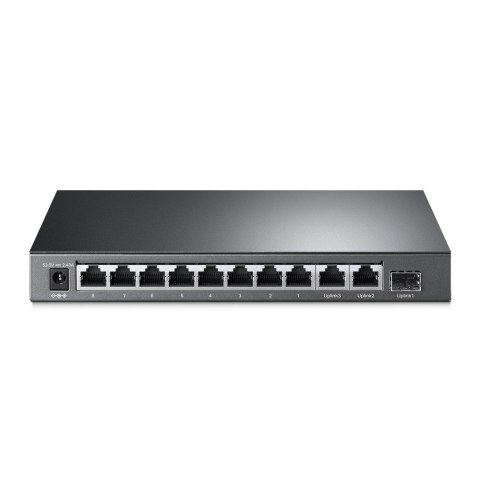 TP-Link TL-SL1311MP przełącznik sieciowy Nie zarządzany Fast Ethernet (10/100) Obsługa PoE Czarny