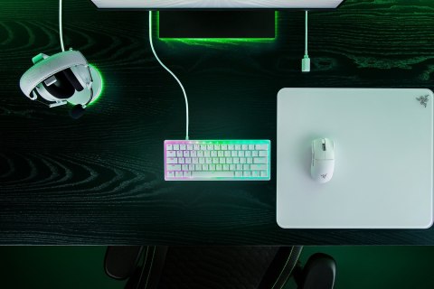 Razer RZ03-04990100-R3M1 klawiatura Gaming USB QWERTY UK międzynarodowy Biały