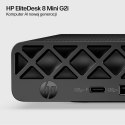 HP EliteDesk 8 Mini G2i AI Ultra 7 356H 16GB DDR5 5600 SSD512 Intel Graphics W11Pro 3Y OnSite
