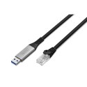 Digitus Kabel USB-A - RJ45 Ethernet, 1 Gbit/s, 10 m