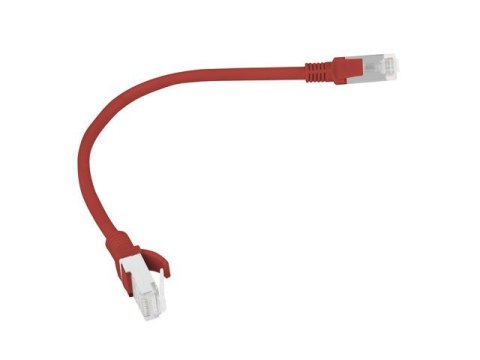 LANBERG PATCHCORD UTP KAT.6 0.25M CZERWONY
