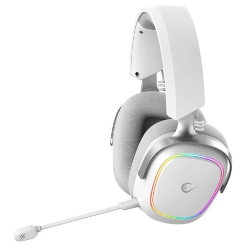 RAMPAGE SŁUCHAWKI BEZPRZEWODOWE NAUSZNE RETSU BT 2.4G RGB WHITE