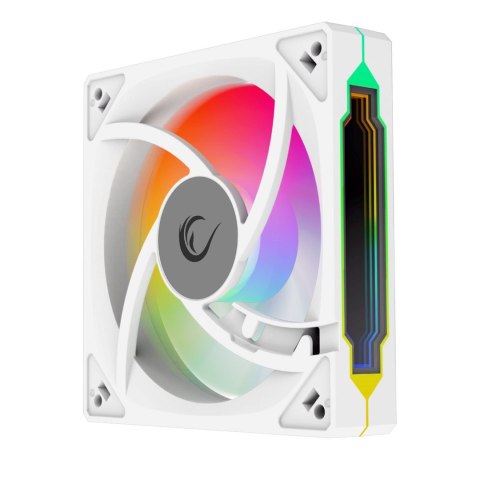 RAMPAGE WENTYLATOR DO OBUDOWY 120MM 1800RPM INFINITE LOOP ARGB WHITE PWM