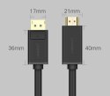 Kabel DisplayPort - HDMI Ugreen DP101 4K 3m - czarny