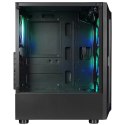 RAMPAGE OBUDOWA PC Z OKNEM SHIVA 4X WENTYLATOR 120MM RAINBOW BLACK
