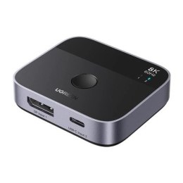 Switch Ugreen DisplayPort/USB-C do USB-C - szary