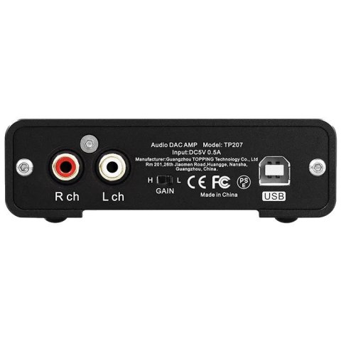 Topping DX1 II BK - Kompaktowy DAC USB