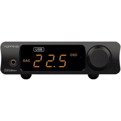 Topping DX3 Pro+ BK - DAC / wzmacniacz słuchawkowy USB