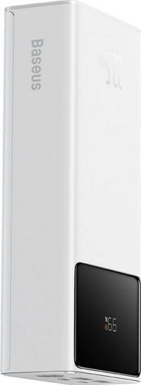 Powerbank Baseus EnerFill FP41 30000mAh 22.5W z kablem Baseus Simple USB-A - USB-C 3A 30cm - biały