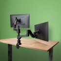 Uchwyt do monitorów R-Go Tools R-Go Monitorarm 0"-32" 2TFT Max.9KG Caparo 4 Gasfeder sidabrinis