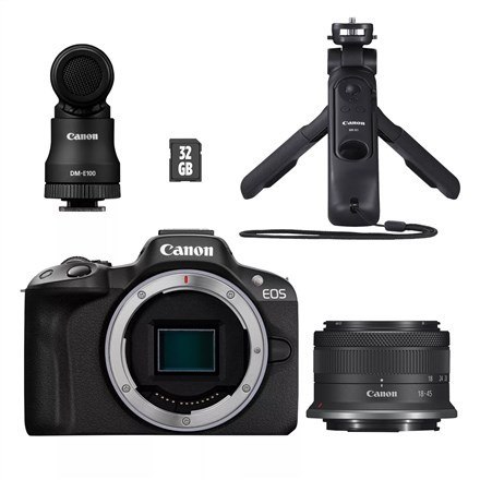 Aparat Canon EOS R50 + RF-S 18-45mm CREATOR KIT z 24.2 MP