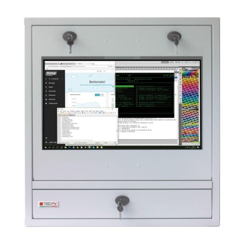 TECHLY SZAFA NA KOMPUTER PC PRZEMYSŁOWY 22"
