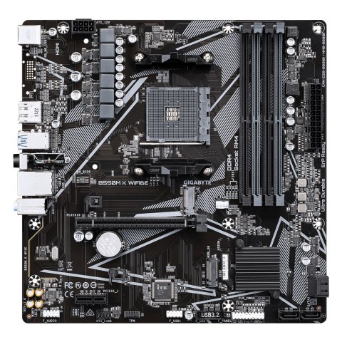 GIGABYTE B550M K WIFI6E AMD B550 Socket AM4 micro ATX
