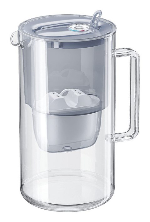 AQUAPHOR Glass Maxfor+ Mg Dzbanek z filtrem do wody 2,5 l Szary, Przezroczysty