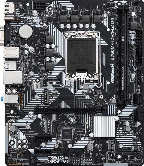 Płyta główna ASROCK B760M-HDV/M.2 (Socket 1700 /micro ATX)