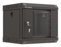 LANBERG SZAFA INSTALACYJNA RACK WISZĄCA 10" 4U 300X300 CZARNA DRZWI PRZESZKLONE (FLAT PACK)